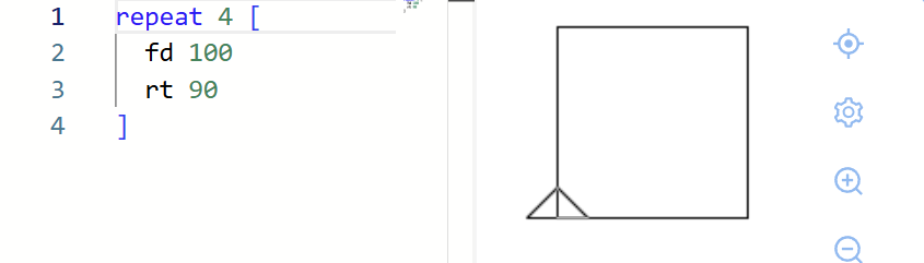 Example Logo Code Screenshot
